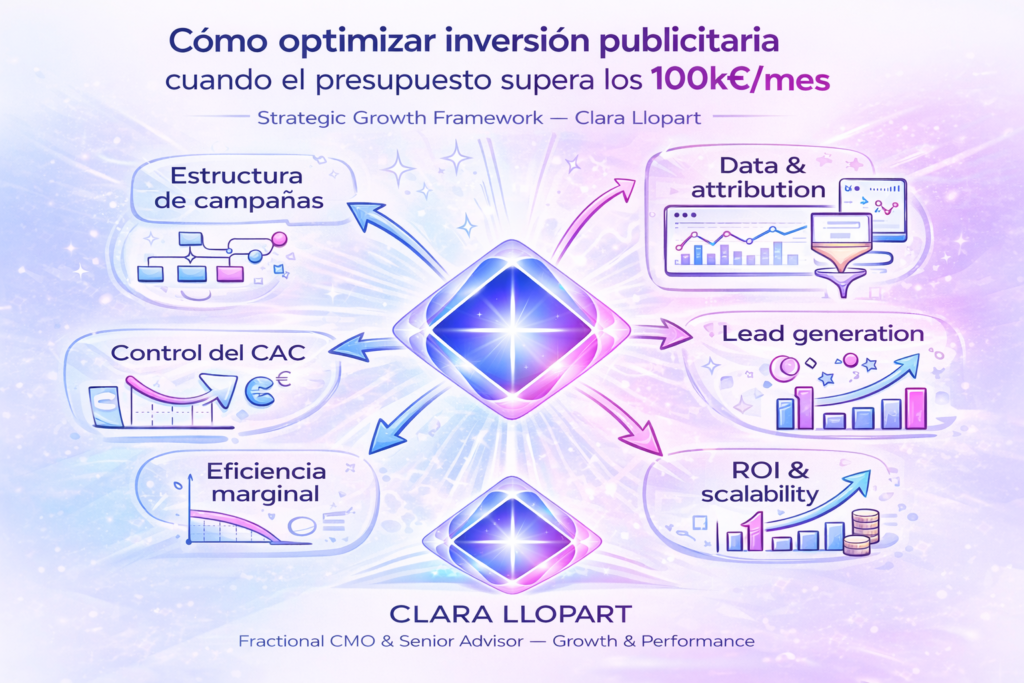 optimizar inversion paid ads cuando el presupuesto supera los 100K